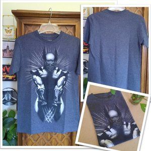 3/$15 MARVEL Wolverine Claws Extended Graphic Crew Neck T-Shirt - Heather Gray
